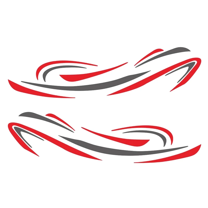 

RV Motorhome Universal Body Sticker DIY Stripes Image Decal Sticker Decoration For Caravan Trailer