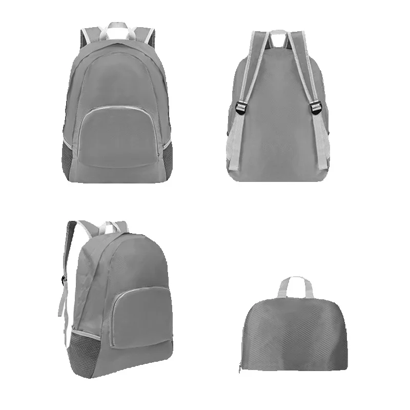 2025s Diamond Pattern Foldable Customizable Outdoor Sports Travel Ultra-light Casual Backpack Advertising Gift_voghion.com