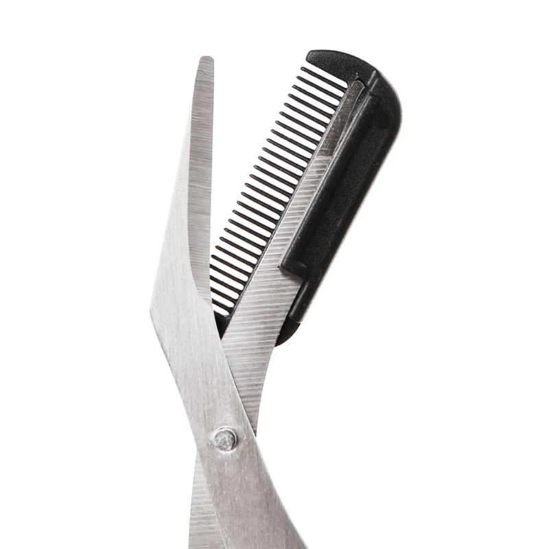 Women Eyebrow Trimmer Scissors Comb Eyelash Hair Removal Grooming Cutter Shaping