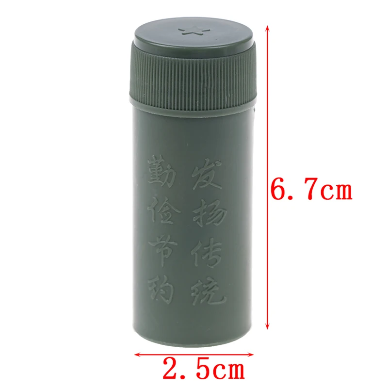 1Pc Army Green Mini Needles Craft Sewing Box Set Portable Sewing Kit Sewing Kit Cylinder Case Portable Travel With Threads