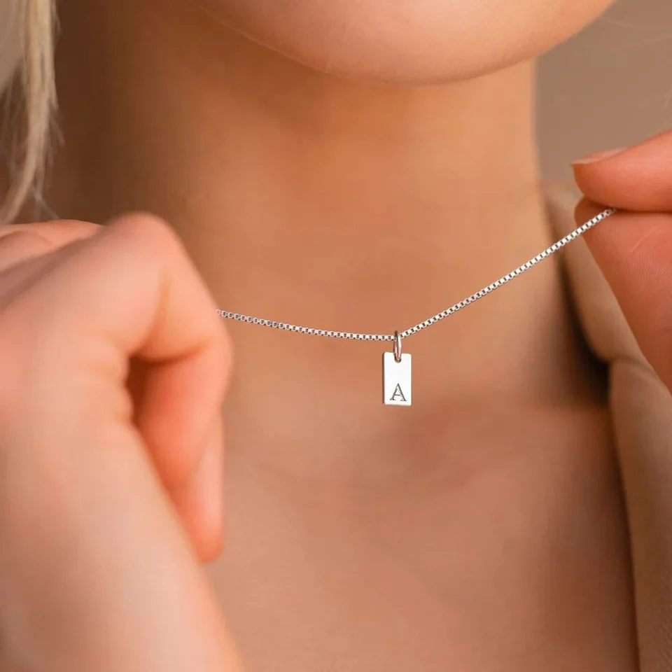 Initial Charm Necklace