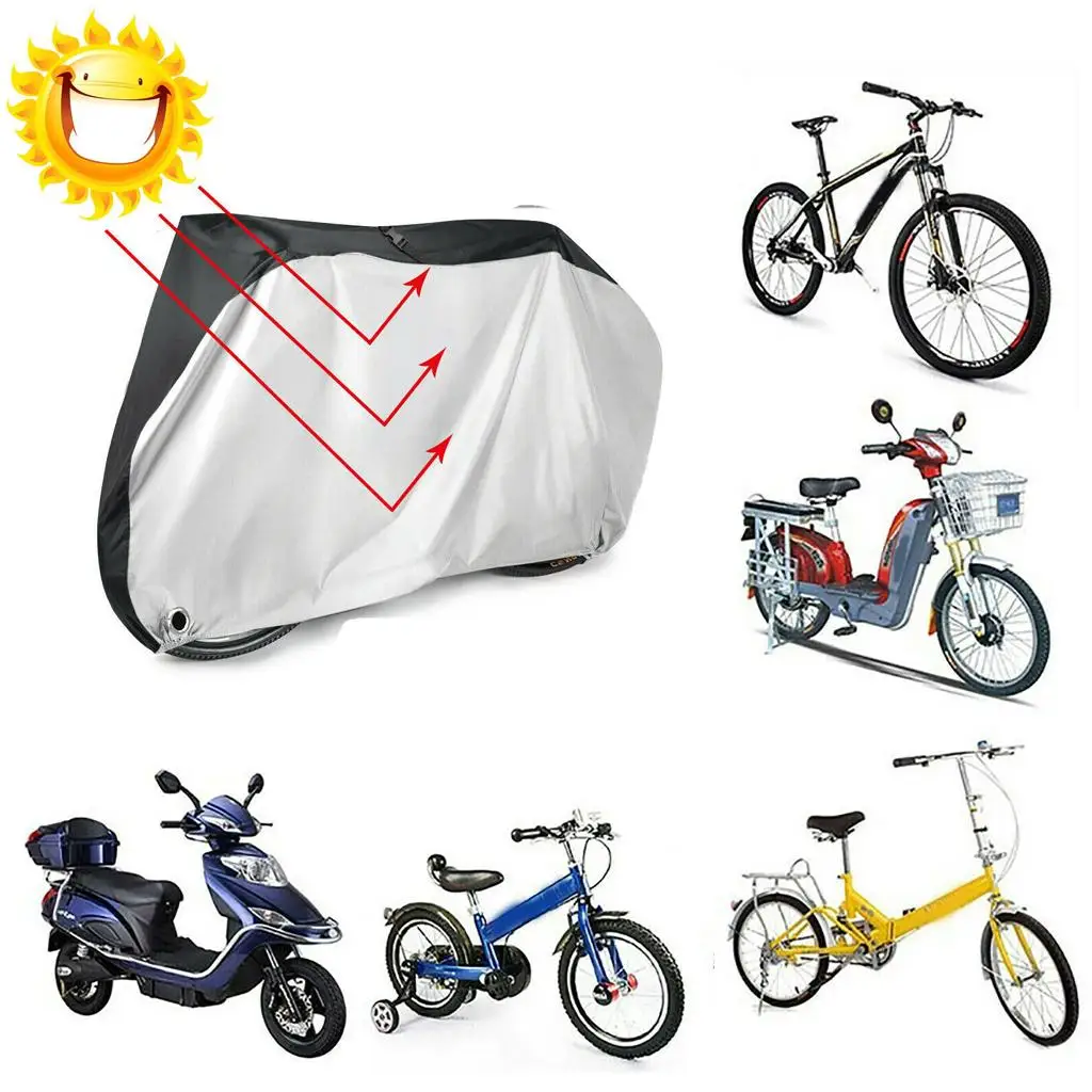Waterproof Bike Cover Outdoor Indoor Anti UV Rain Dust Cover Lock Hole Waterproof Bike Cover Outdoor Indoor Anti UV Rain Dust Cover Lock Hole