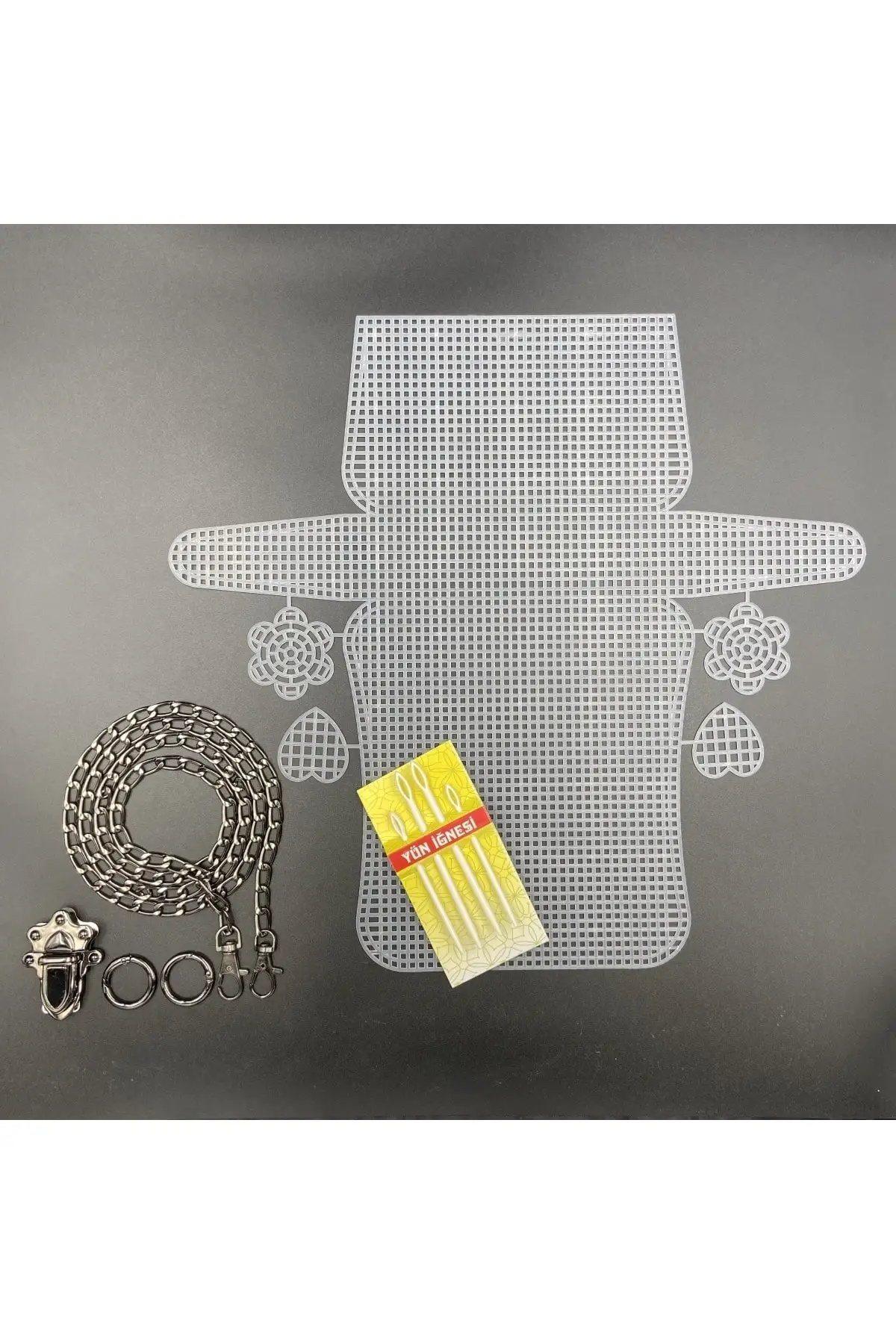

Medium Size Plastic Canvas Bag Set Mesh Kits Hobby Supplies & Entertainment Life