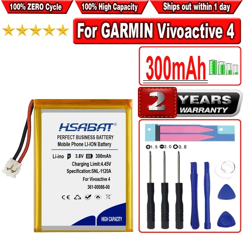 High-Performance Replacement Battery for Garmin Wearables and Devices