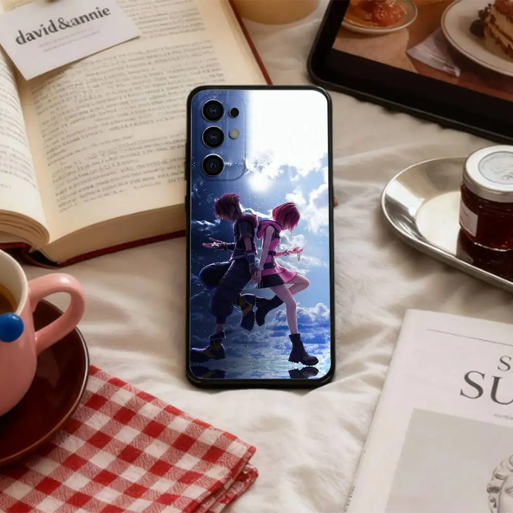Kingdom Hearts Themed Soft Black Phone Case