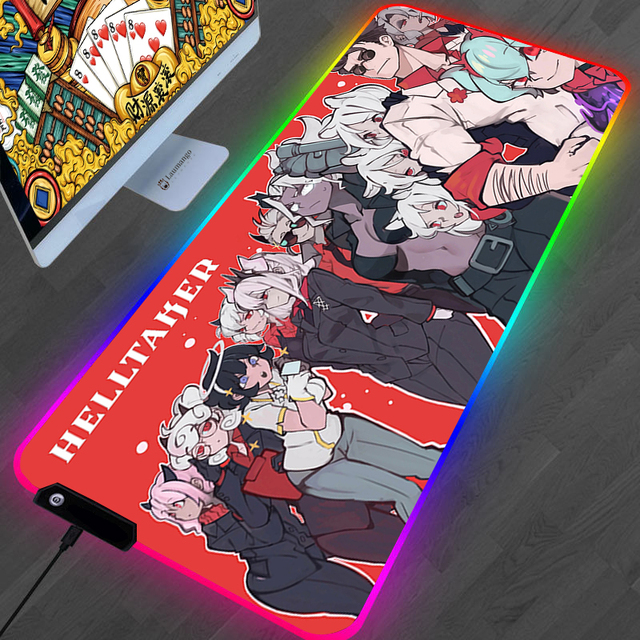 Mouse Pad Computer Accessories Pc Gamer Keyboard Backlight Mat Xxl Ковер Gaming Laptop Mousepad Computers RGB Carpet