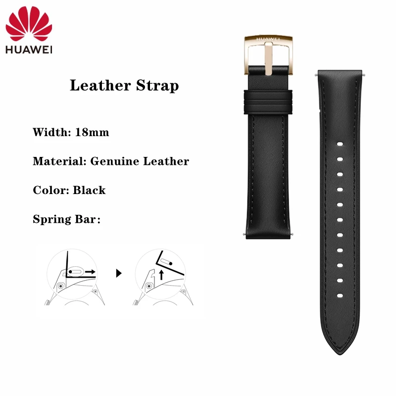 Huawei GT5 Pro 42mm Leather Watch Band - Premium Nylon & Vegan Leather Composite Strap
