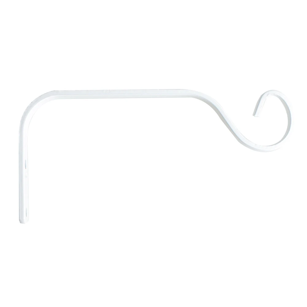 Bird Feeder Hook Wall Mounted Flower Basket Holder Metal Hanging Basket Brackets S-Shape for Garden Balcony Patio Decoration