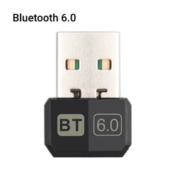 Enhanced USB Bluetooth 6.0 Adapter for Wireless Connectivity (BT6.0)