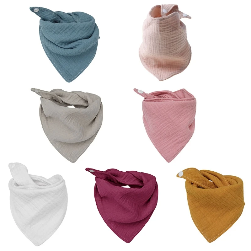 

Breathable Saliva Towel Bandana Burp Cloth for Infants Toddlers Boy Girl Gifts