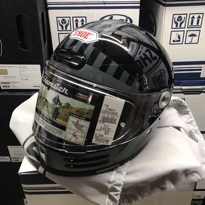 Shoei Glamster Retro Cruise Latte Free Climbing Motorcycle