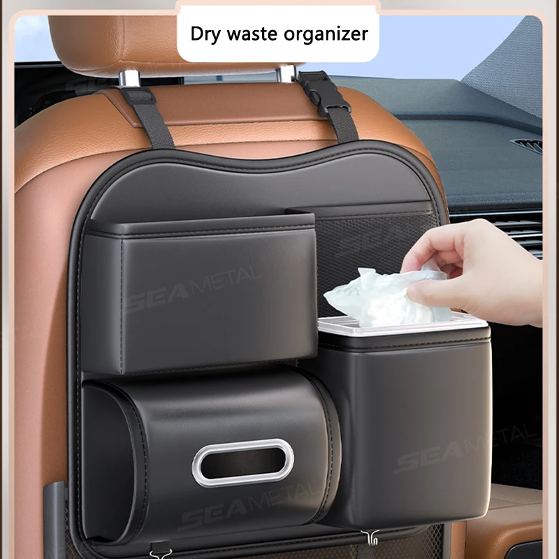 Car Interior Seat Bag For Baby Bottle Holder Tissue Bag Kids Snack Organizer Glasses Case Car Seat Back Mobile Phone Storage