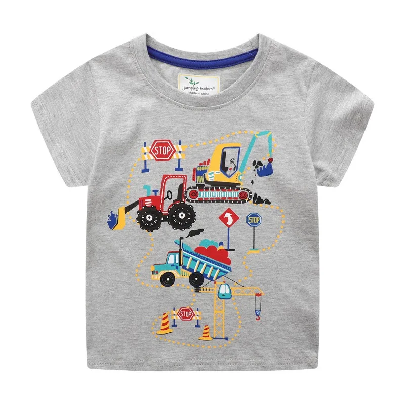 Jumping Meters New Arrival Boys T Shirts For Summer Cotton Baby Clothes