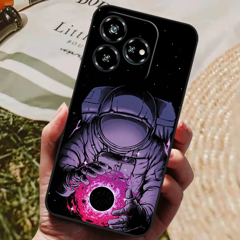 Luxury Painted Silicon Phone Back Cover - Protective Shell Design