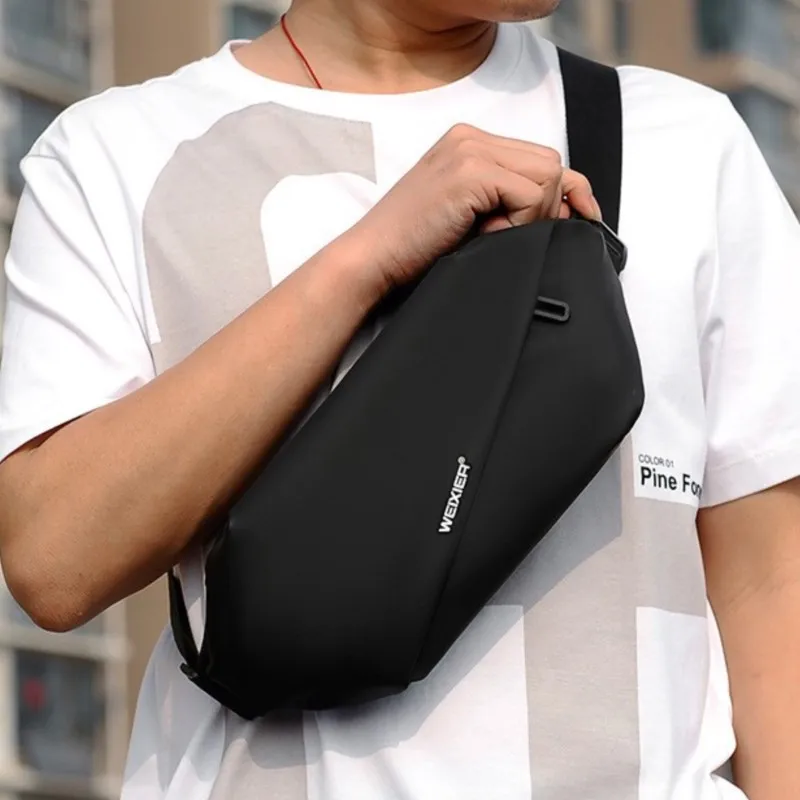 Short Chest Bags for Men Crossbody Bag Man Phone Sling Pack Sports