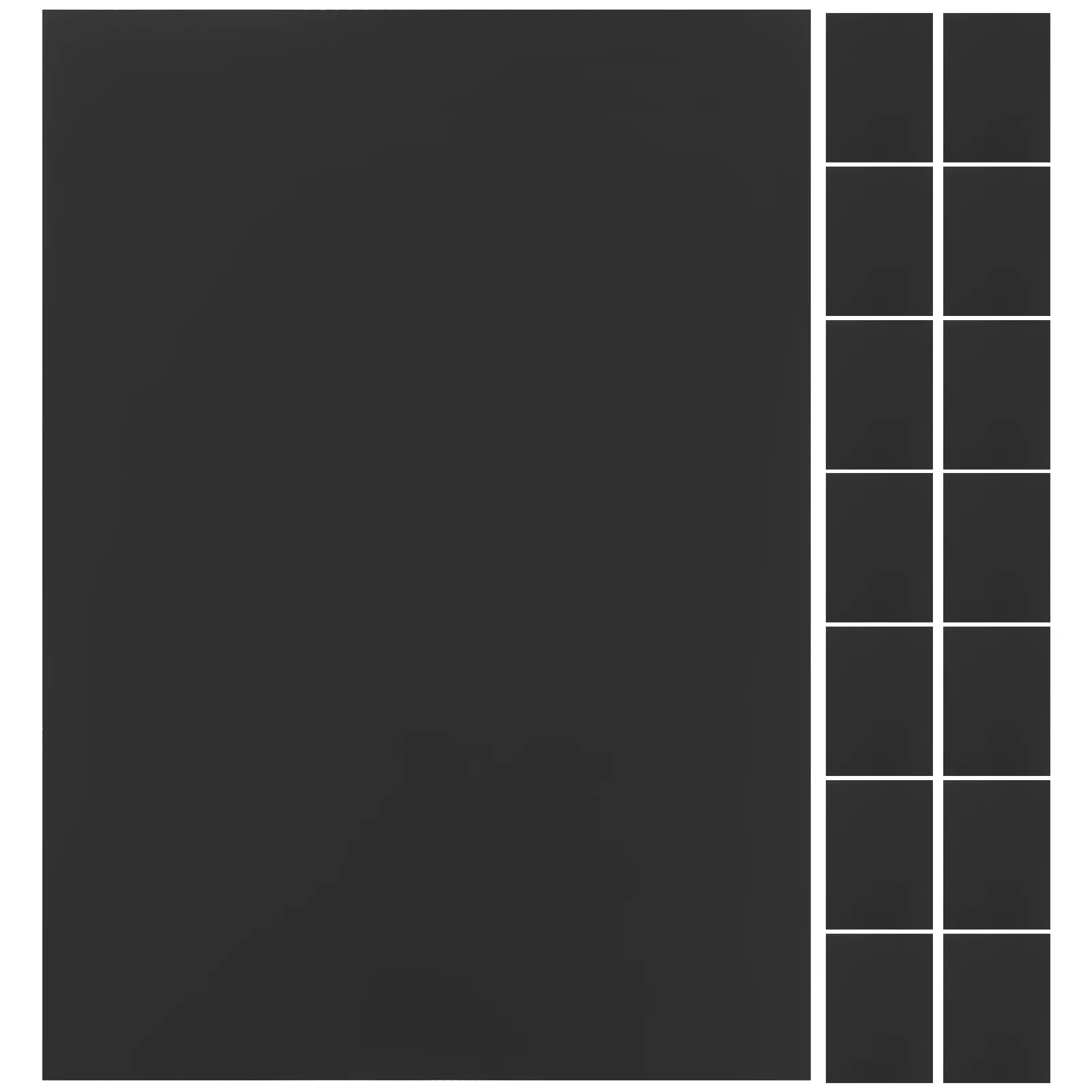 

20 Sheets Black Cardboard Paper for DIY Craft Painting Tools A4 White Cardstock Material Papers Crafts Making Drawing