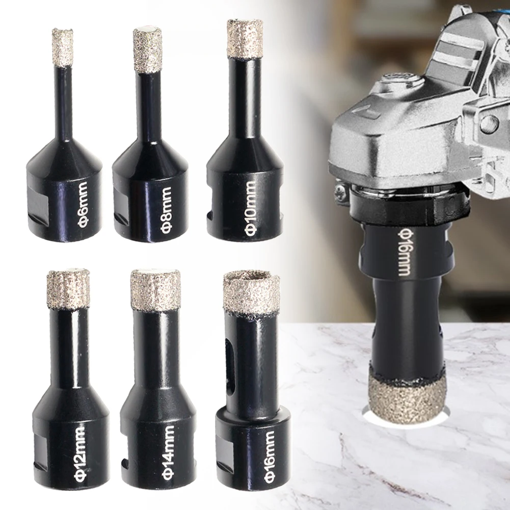 

1pc M14 Hole Opener Tile Marble Concrete Drill For Grinder 6-16mm Diamond Dry Drilling Core Bits Power Tool Parts