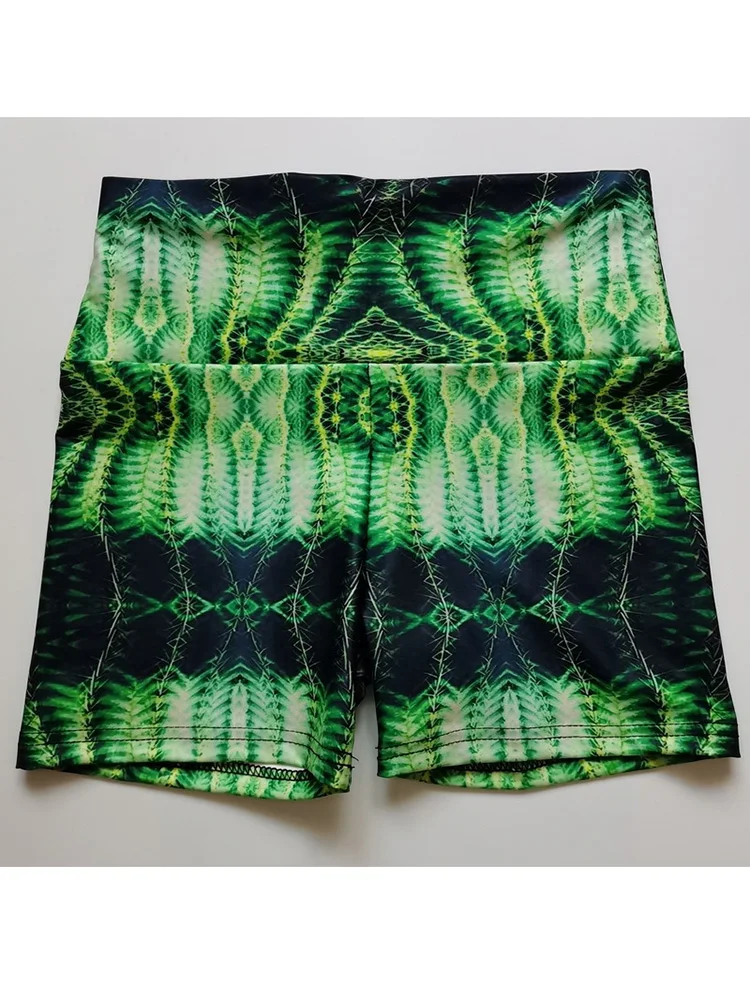 Workout Tights Scrunch Running Sports Cactus Printed Yoga Women's Shorts High Waist Fitness Gym Wear Ladies Sexy Bottoms