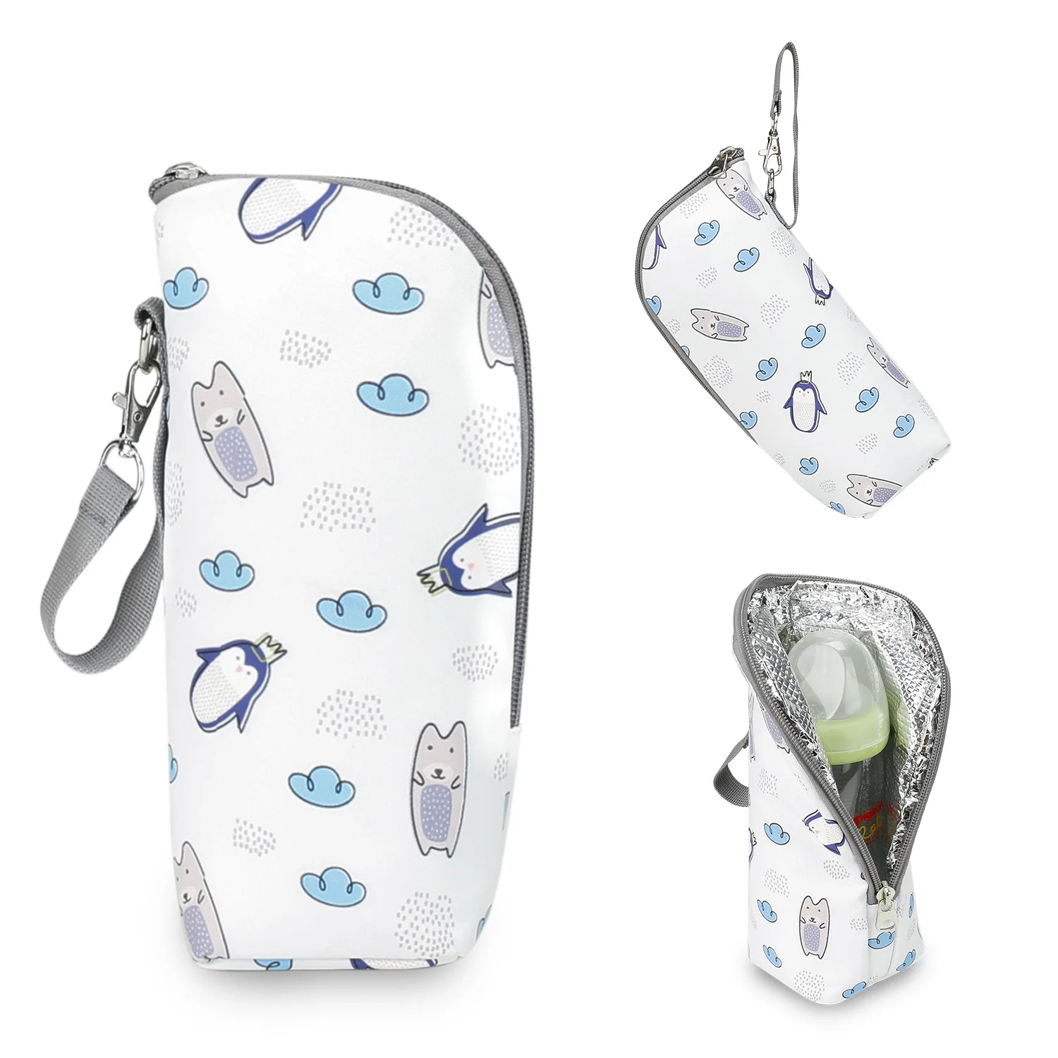 

Convenient bottle bag, insulated mommy bag accessory