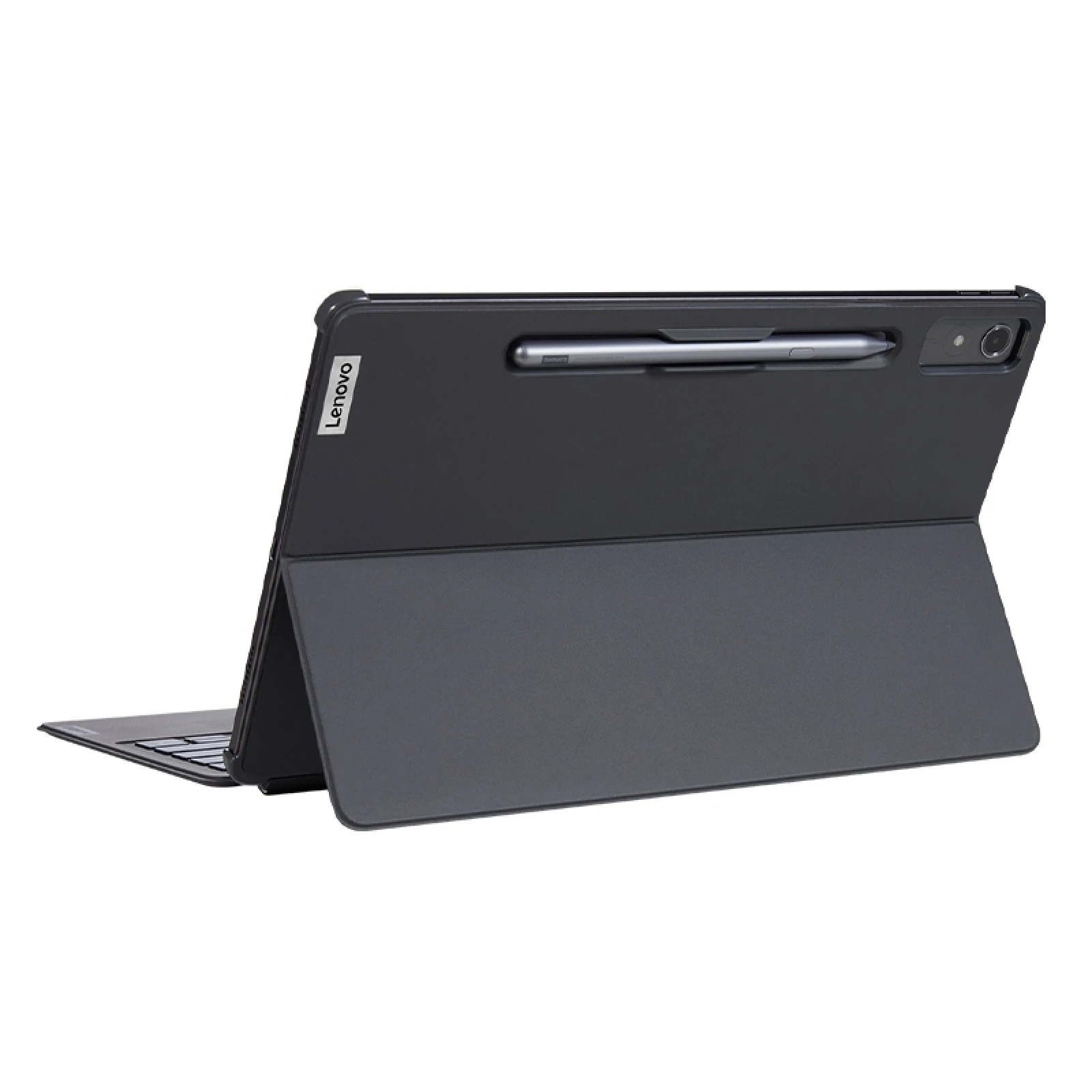 For Lenovo Xiaoxin Pad Pro 12.7 Magnetic Suction Keyboard Leather Tablet Case with Detachable Holder Set & Pen Slot