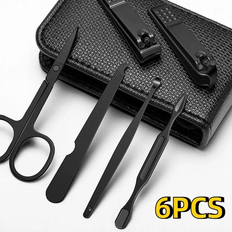 Nail Scissors Set 6 Piece Household Mens Womens Special Nail Clippers Manicure Beauty Tools