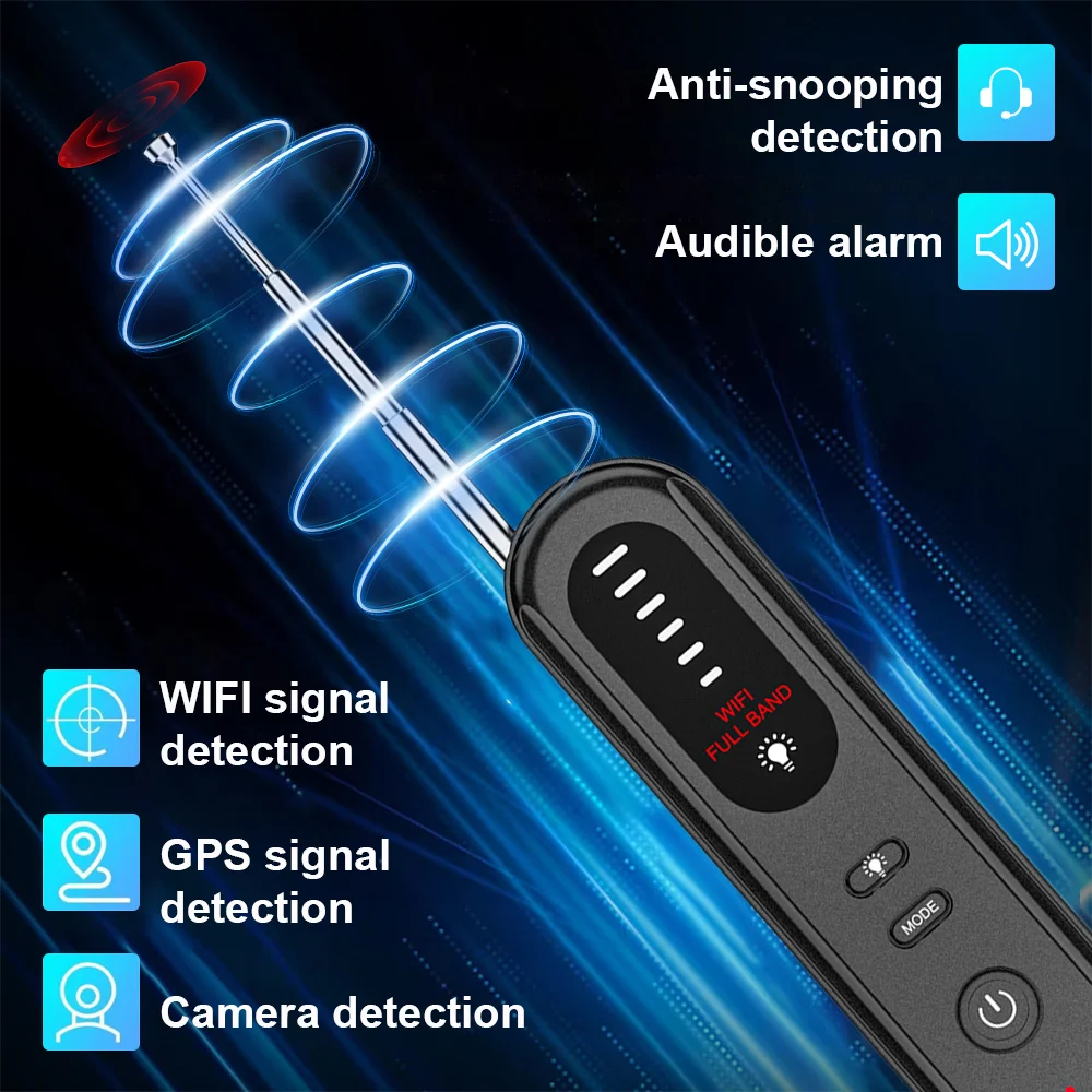 

Новинка, детектор T01 с камерой, анти-мониторинг, Антивор, GPS-позиционирование, детектор сигнала Wi-Fi, звуковая сигнализация