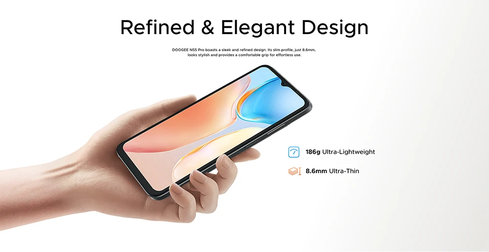 DOOGEE N55 Android 14 Smartphone 6.56 « HD S1d084442ac42494bacbfb47cfb29811eQ