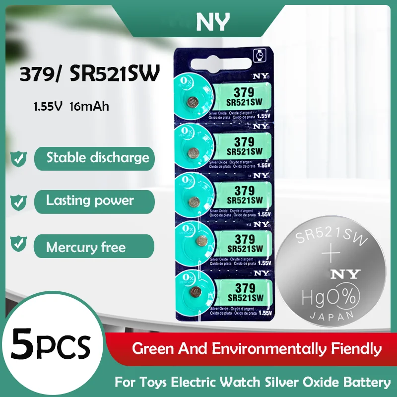 Original-For-SONY-LR521-AG0-Button-Batteries-SR521SW-379-179-D379-SR63 ...