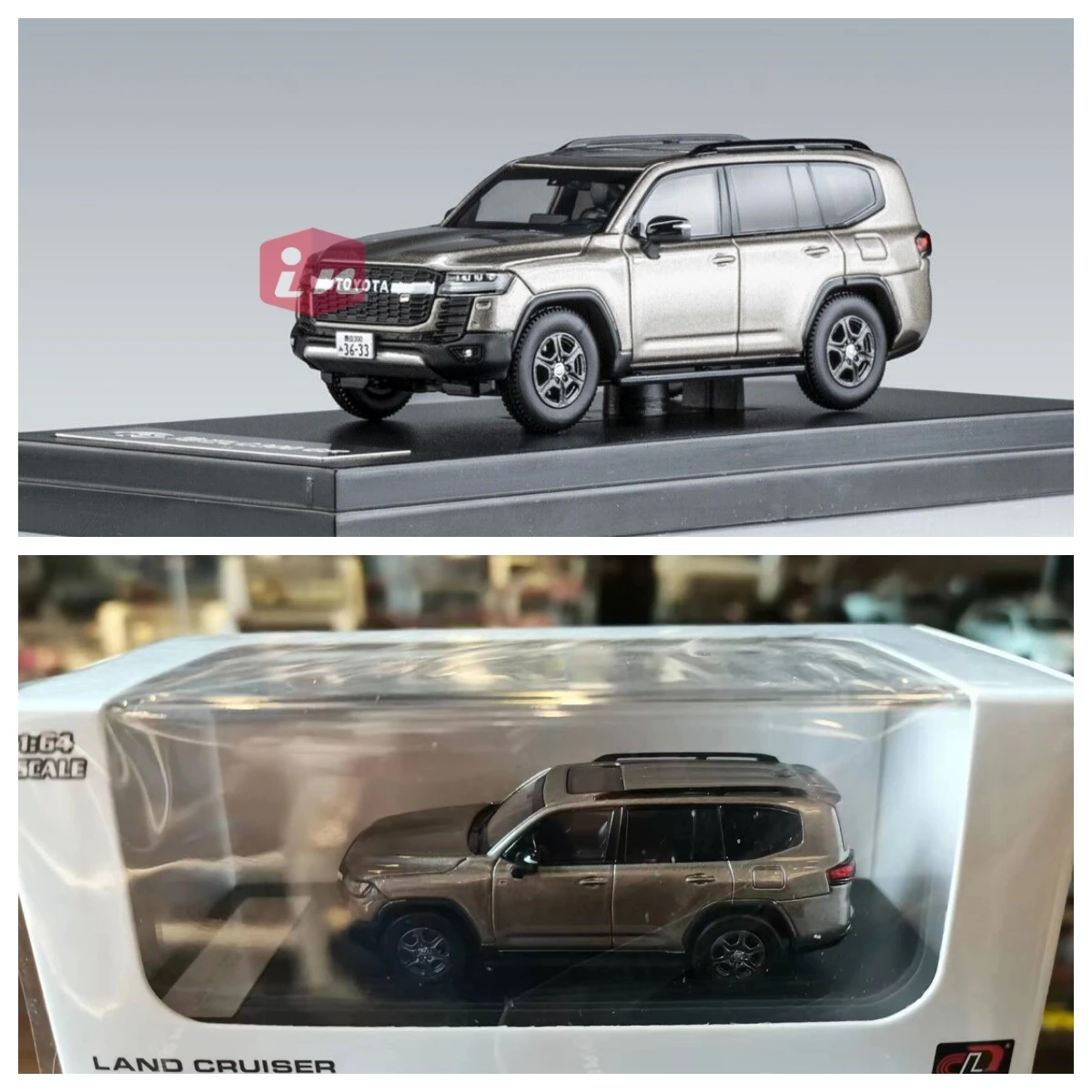 

Модели LCD Die-Cast 1:64 LAND CRUISER LC300-GR SPORT 2022-коллекция литой модели под давлением, ограниченный выпуск, хобби-игрушки