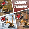 New Children RC Car Remote Control Car Toys For Boys Radio Control Excavator Dump Truck Bulldozer Electric Car Kids Toys Gifts 5