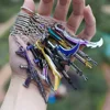Valorant Keychains Set Reaver Karambit Knife Vandal Metal Game Peripheral Metal Sword Weapon Model Keychains Pendant  Gifts Toys 3