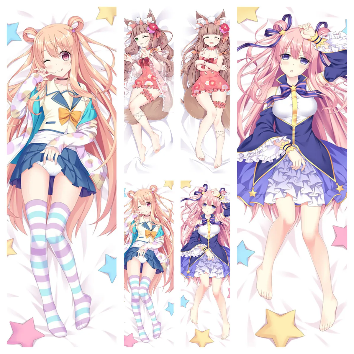 Cosplay Anime Dakimakura Princess Connect! Re:Dive Pillowcase Himemiya Maho Pillow Cover Home Bedding Hugging Body Case |