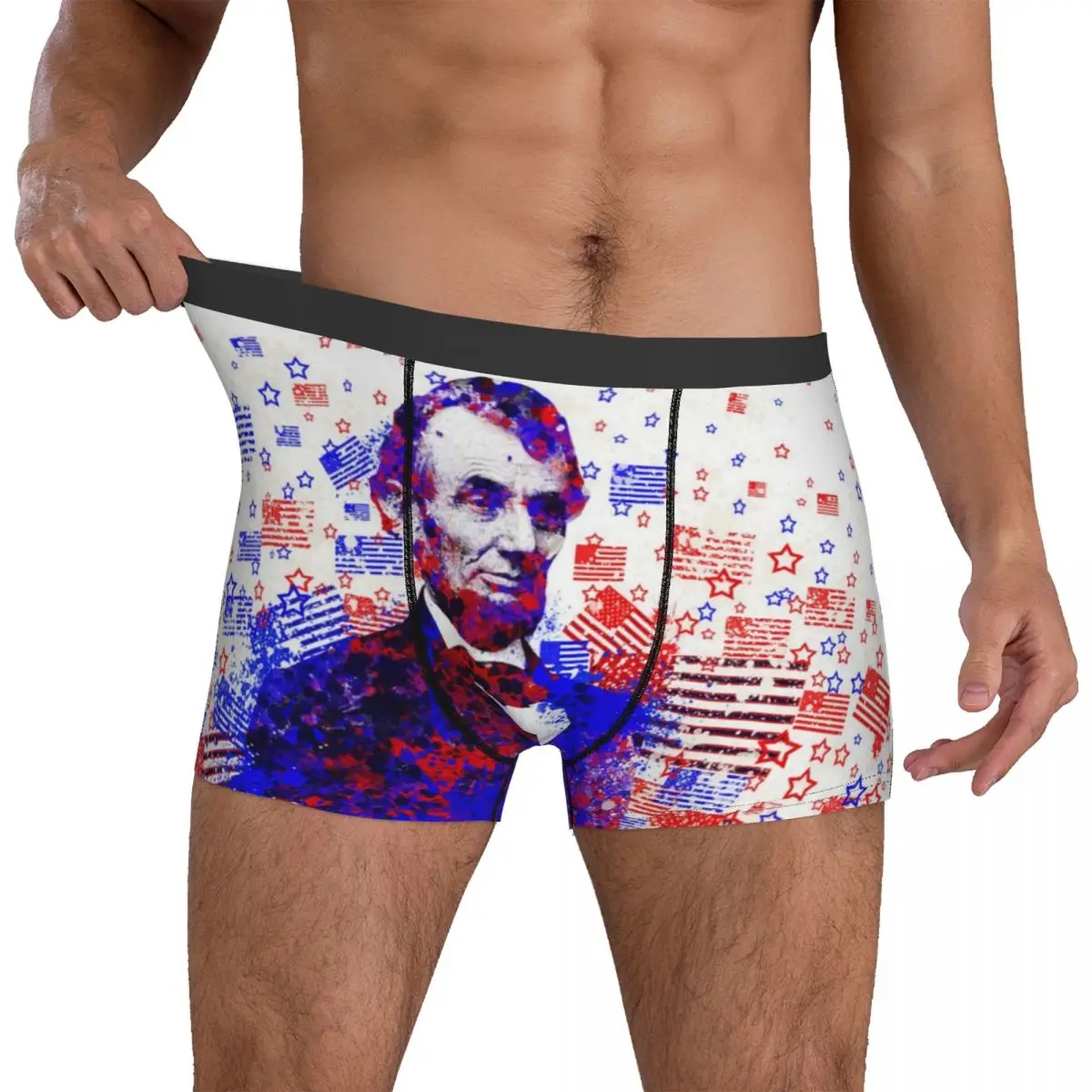 4th Of July American USA Flag Underwear Patriotic July 4th Soft