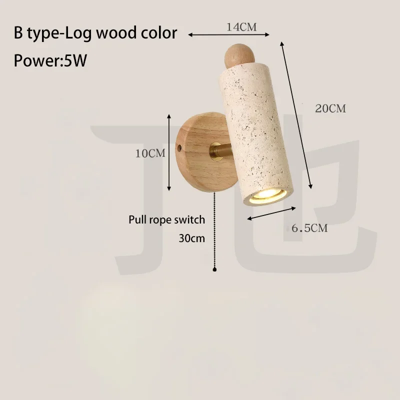 B  log wood rope