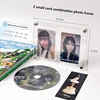 1PC Record Display Rack CD Picture Display Stand Card Holder Transparent Acrylic Photo Frame Household Album Bedroom Album Racks 2