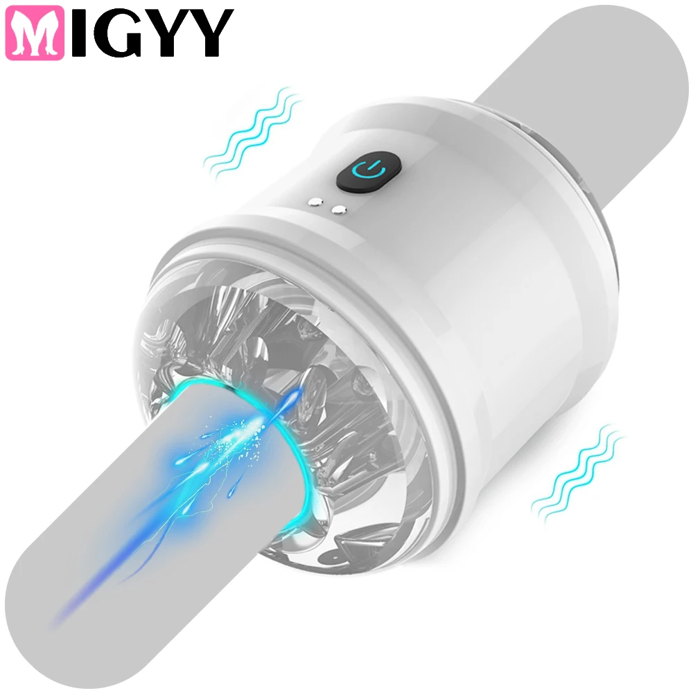 Automatische Männliche Mastubator Vibration Blowjob Maschine Mann Masturbation Tasse Sex Spielzeug Erwachsene Waren für Männer Masturbieren Liefert 1