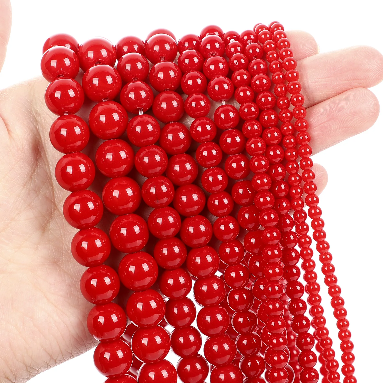 Red Coral Beads 3
