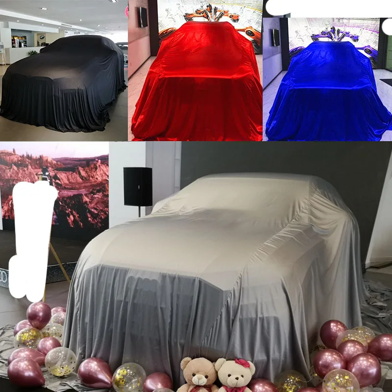 Neues Auto Unveiling Tuch Rote Seide Auto Abdeckung Tuch 4s Shop Neue Auto Presse Konferenz Auto Show Abdeckung Auto Lieferung Tücher