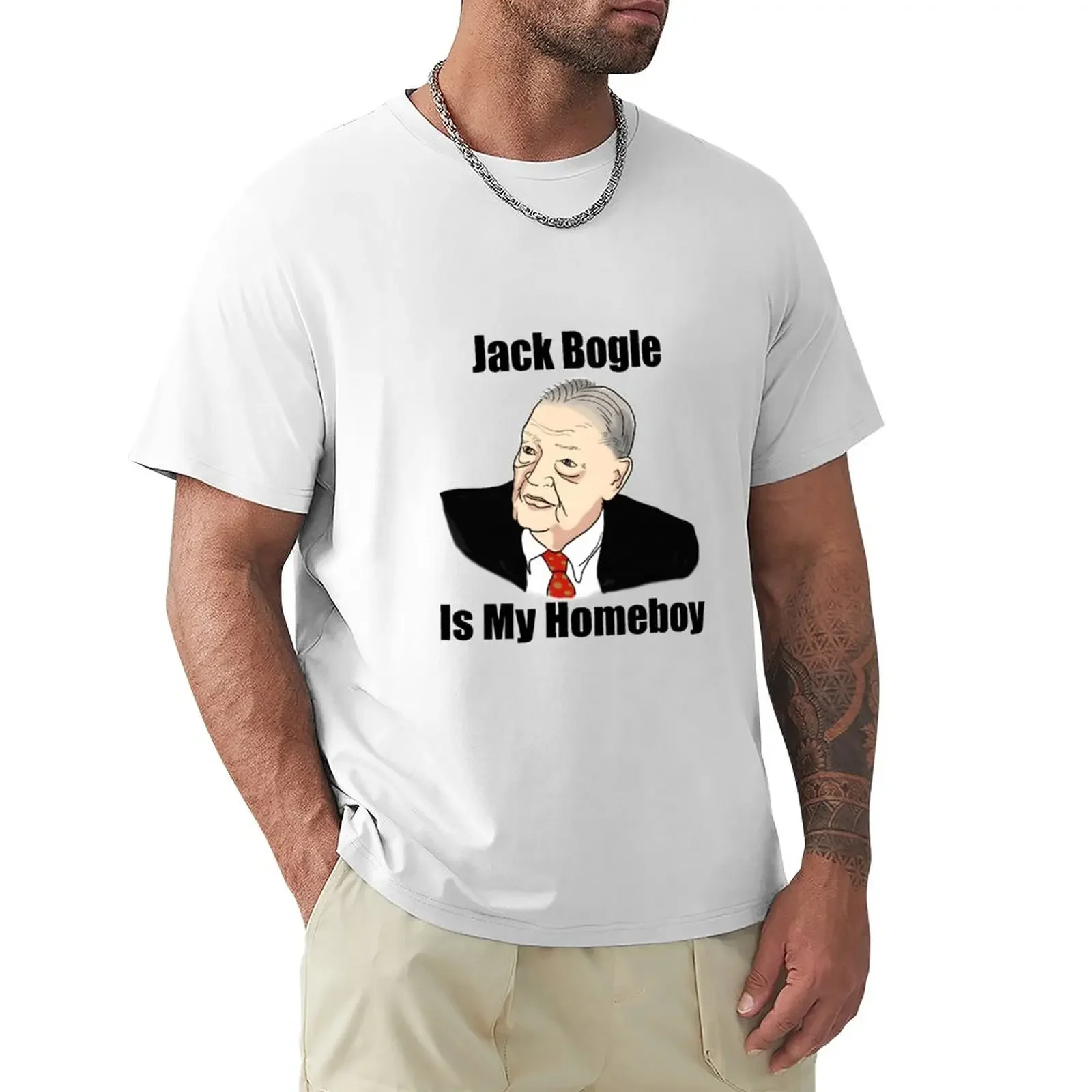 

Jack Bogle Is My Homeboy T-Shirt quick drying graphics sublime clothes for men
