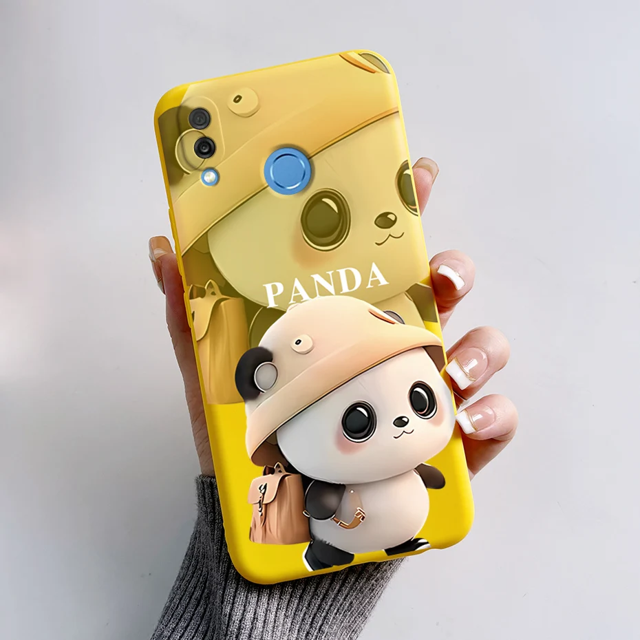 Cute Rabbit & Panda Painted Soft Silicon Cover for Huawei Honor Play 6.3