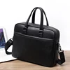Double Zipper Men Bags Genuine Leather Men Briefcase Bag Business Leather Laptop Bag Shoulder Fashion Office Male Handbag Large 1