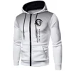 Jogging Men's Zipper Jacket Printing Casual Sweatshirts Sweatpants Daily Office Home Men Clothing Outdoors Round Dot Hooded Coat
