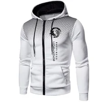 Jogging Men's Zipper Jacket Printing Casual Sweatshirts Sweatpants Daily Office Home Men Clothing Outdoors Round Dot Hooded Coat