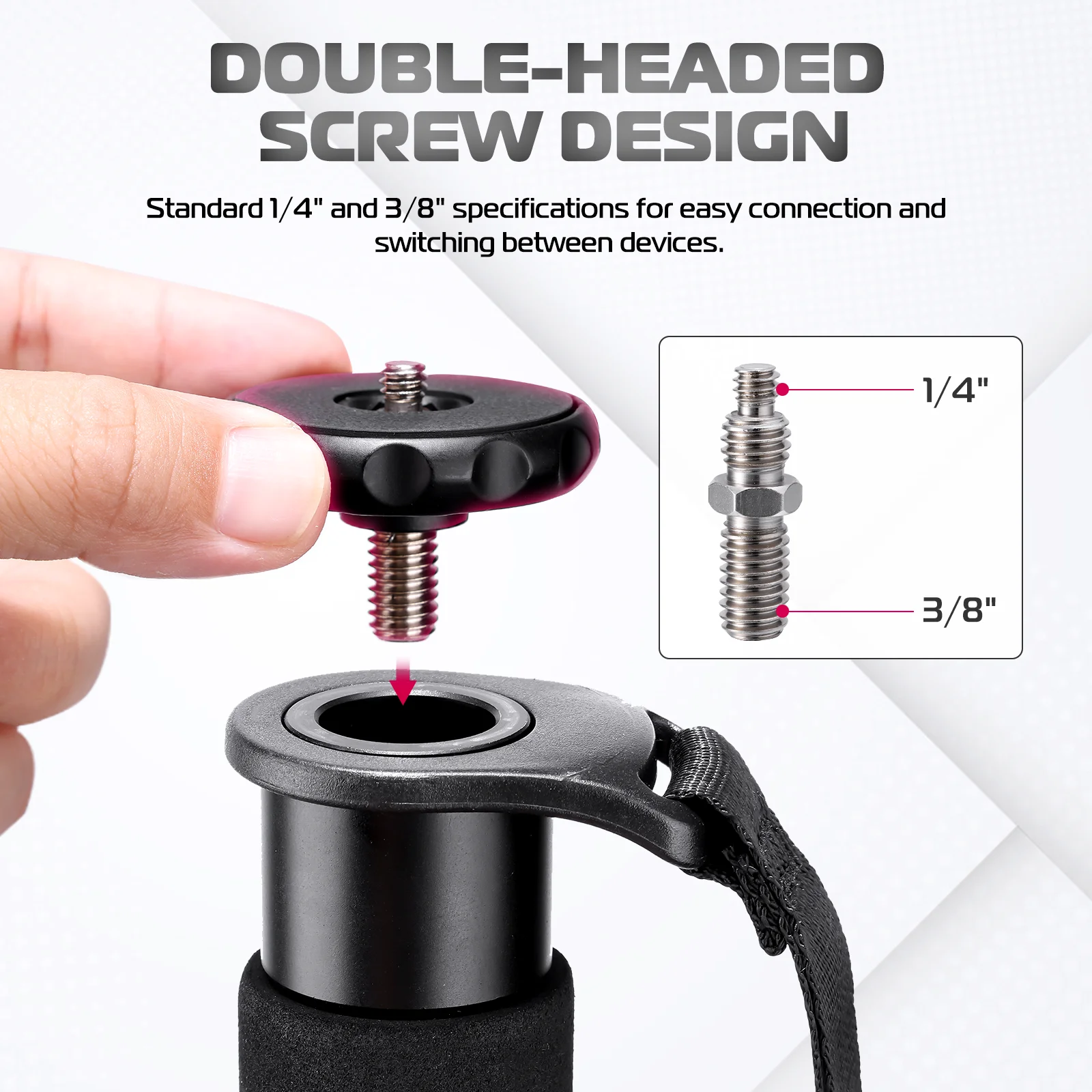 Ulanzi TB12 Aluminium Monopod Tripod Stand DSLR Camera Sony Portable Lightweight 5 Sections Extendable Climbing Pole Tripod camera tripod photography tripod extendable tripod metal tripod