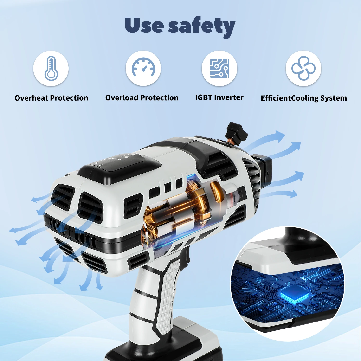 Handheld Welder Machine 110V Portable ARC Welding Machine IGBT Inverter Variable Current Adjustment (20-120Amp) With Welding To