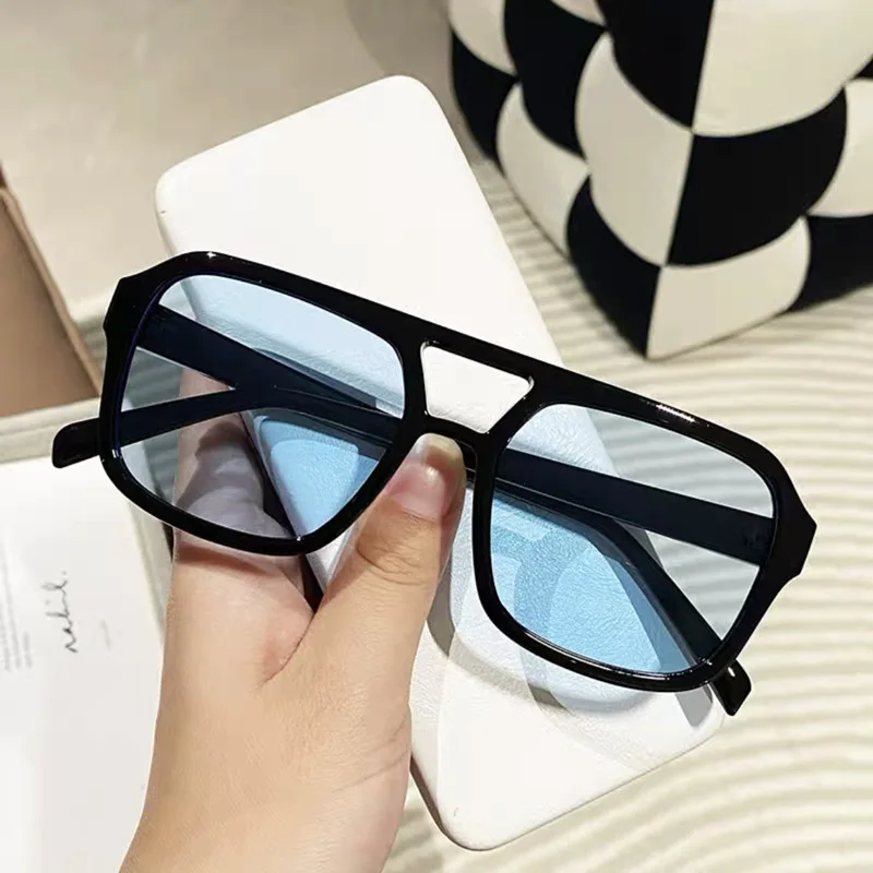 2022 New Style Oversized Round Sunglasses For Women Double Bridge Vintage  Patchwork Gradient Sun Glasses Men Chic Eyewear Uv400 - Sunglasses -  AliExpress