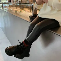 PU Leder- Gefütterte Leggings – Bild 3