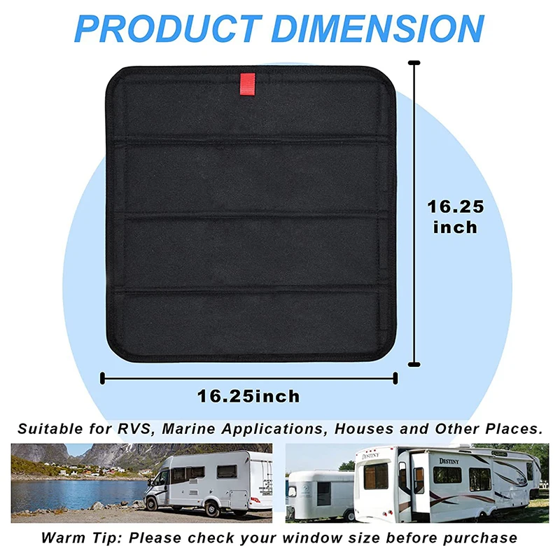 41X41Cm Foldable Rv Skylight Sunshade 6