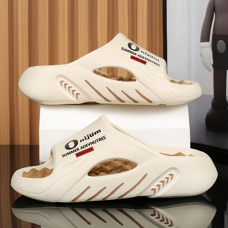 Slippers Sandals Men Women Summer 2025 EVA Soft-sole Unisex Indoor Outdoor Walking Beach Shoes Boys Girls