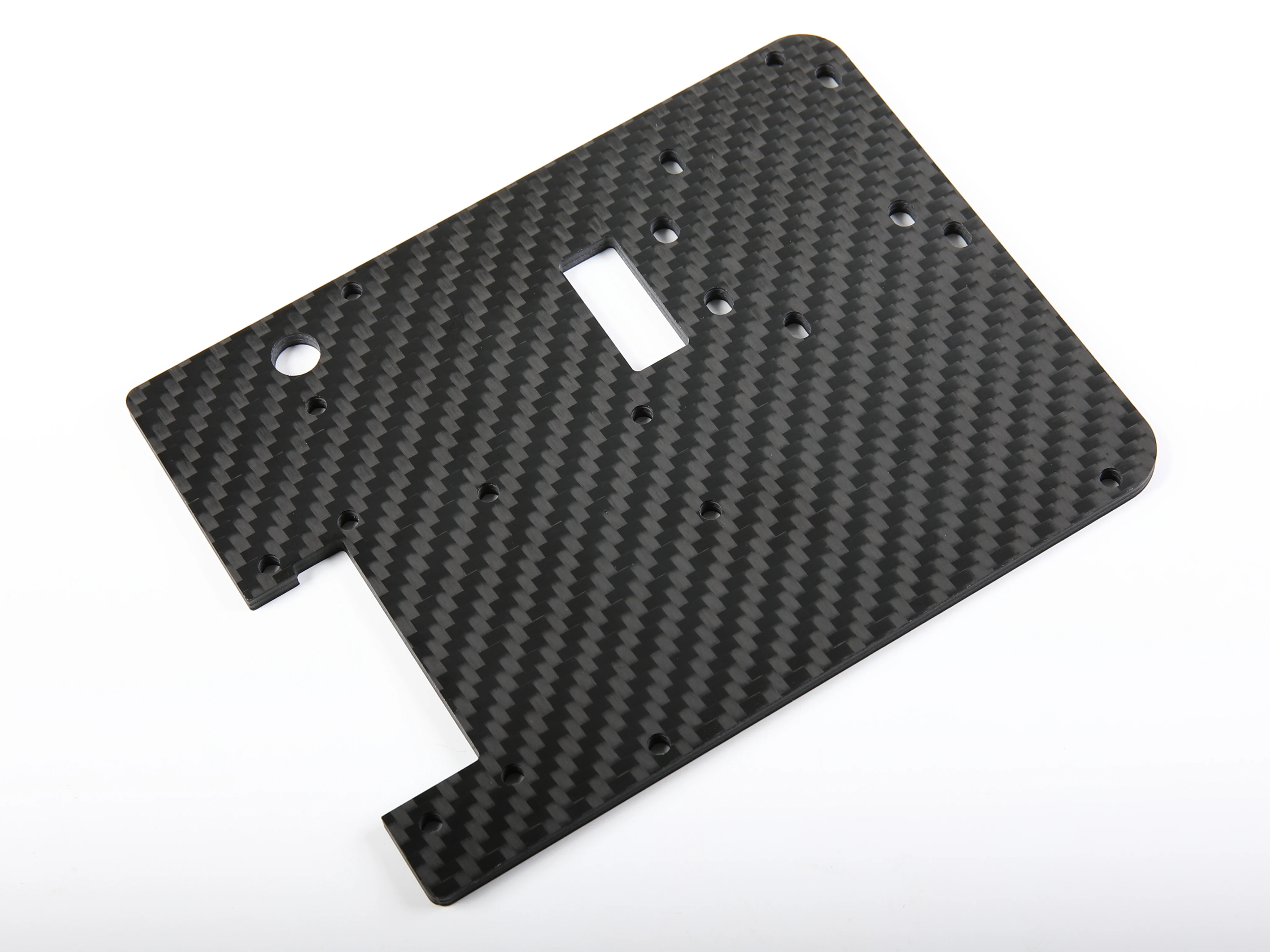 Telaio In Fibra Di Carbonio Gtb Sotto Piastra Per Kyosho Mad Crusher Force Kruiser Ma015 Del 1/8